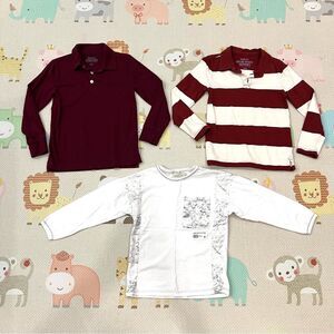 Bundle of 3 Tops Boys Size 4-5 years (Crewcuts, Zara)